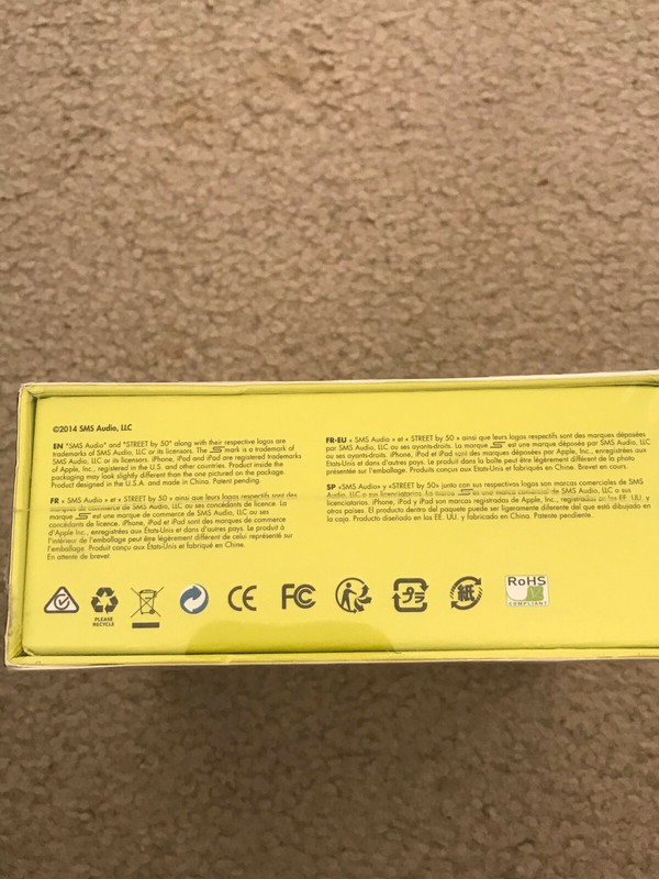 NEW SMS Audio BioSport Biometric Earbuds with Heart Rate Monitor - Yellow gallery