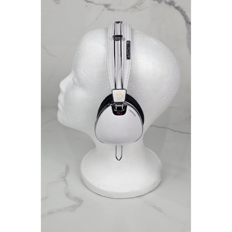 Skullcandy Roc Nation Aviator Over-Ear Headphones White Chrome S6AVFM-158 gallery