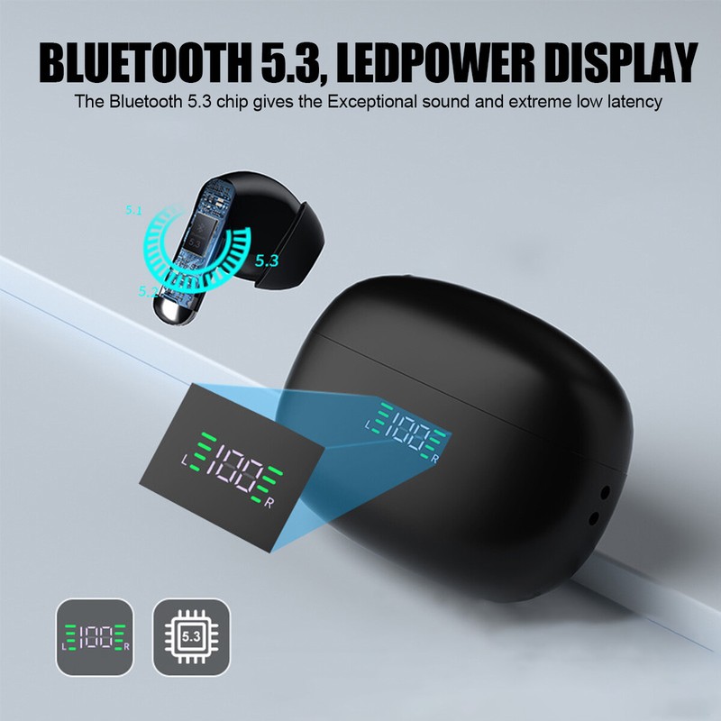 144 Languages Language Translator Earbuds Wireless Bluetooth 5.3 Black gallery