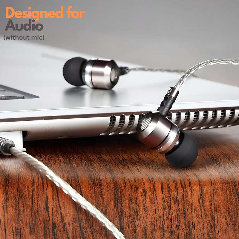 SP3060 Wired Headphones, HD Bass Driven Audio, Lightweight Aluminum Wired in Ear gallery