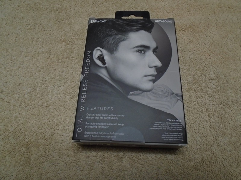 Art+Sound Bluetooth True Wireless Pro Ear Buds, Black, Brand New in Sealed Box!! gallery