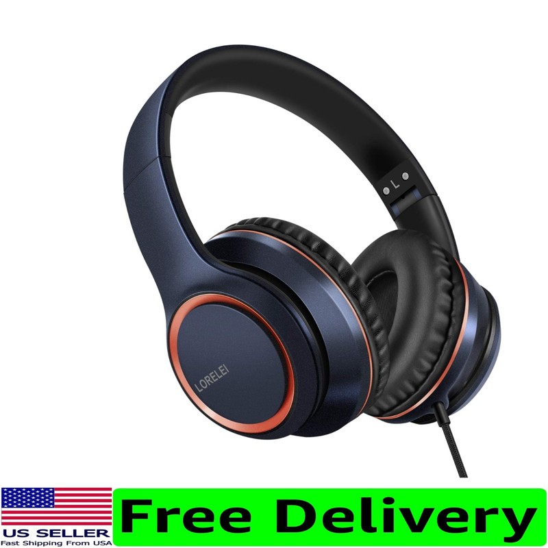Comfort-Focused Pearl Wired Headphones with Microphone for Music Lovers