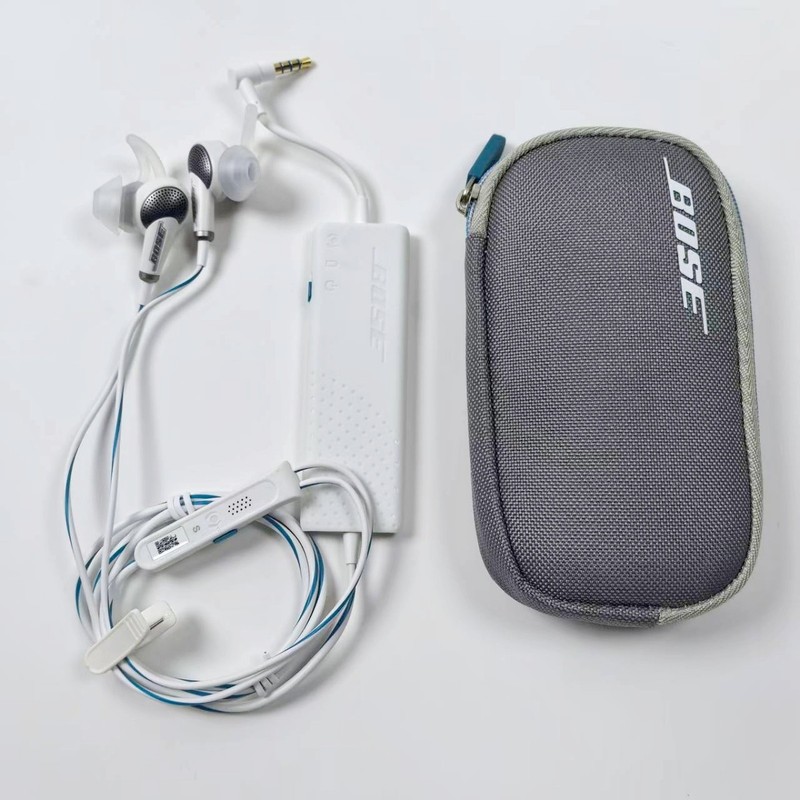 Bose QuietComfort 20 QC20 Headphones Noise Cancelling Earbuds for Android White
