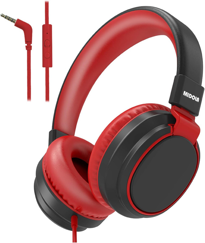 MIDOLA Volume Limited 85/110Db Kids Headphone Over-Ear/On-Ear Foldable Sound Noi