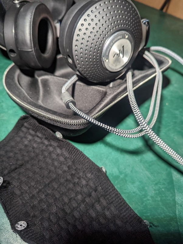 Focal Elegia headphones w/ Dekoni sheepskin earpads ear pads