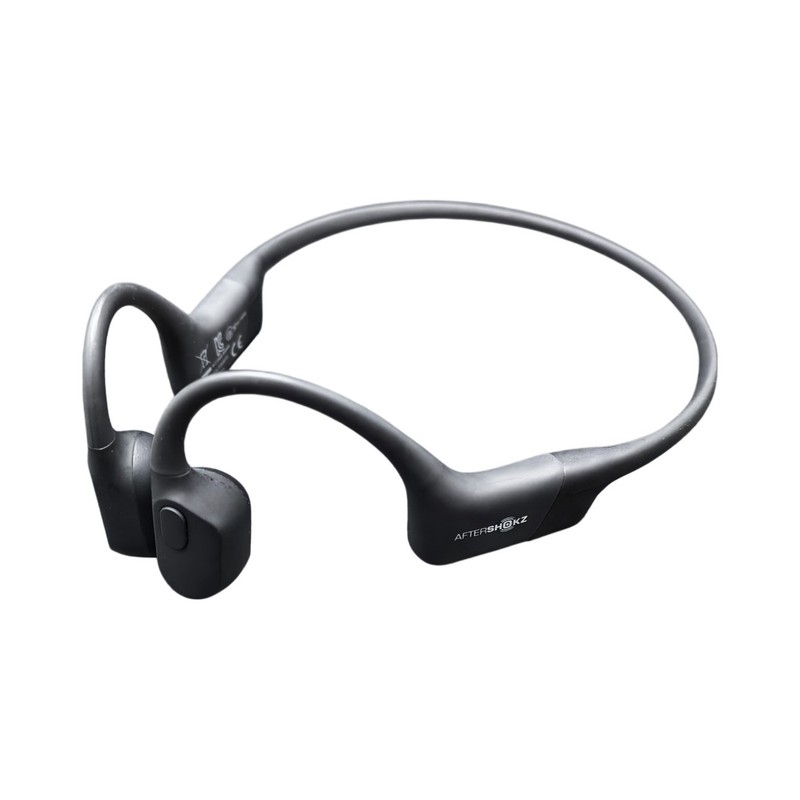 Aftershokz Shokz OpenRun Bone Conduction Sport Headphones Wireless Black AS800