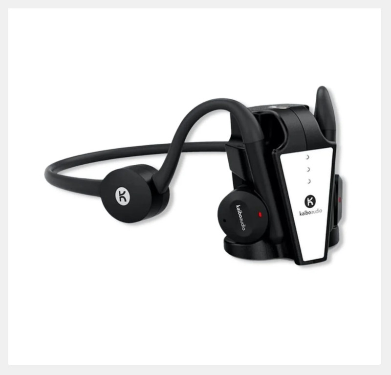 Kaibo Flex Bone Conduction Midnight Black Bluetooth Headphones- Sealed NIB
