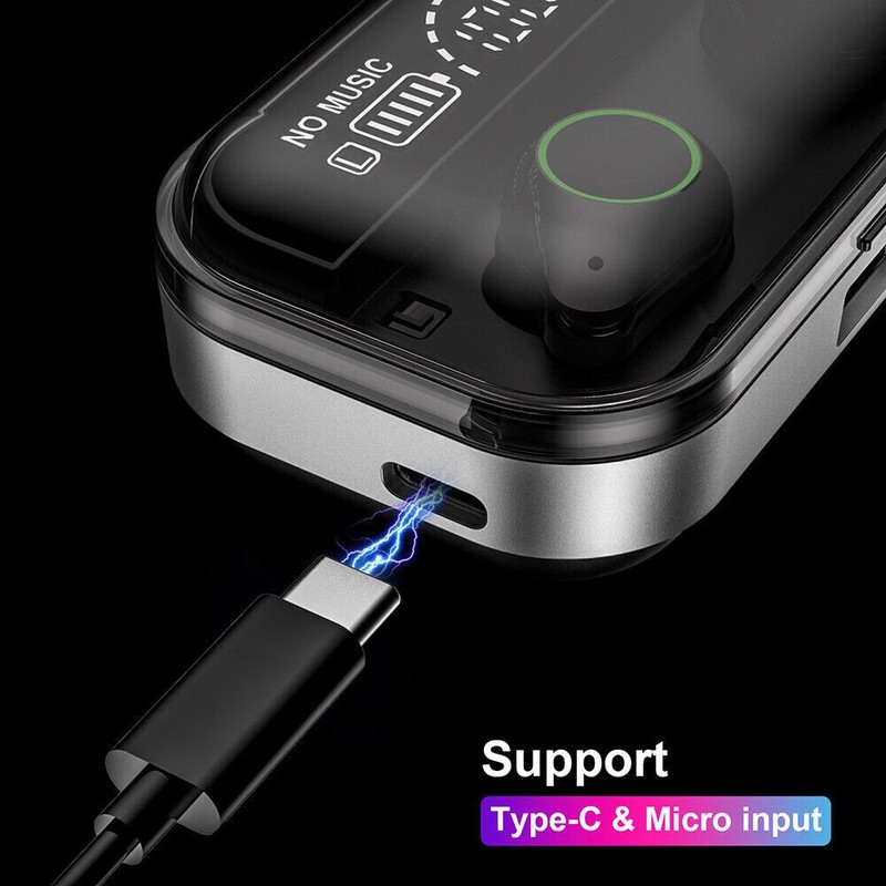 Bluetooth Earphone Wireless Headphones Headset for iPhone Cell Phone Android gallery
