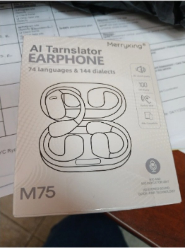 AI Language Translator Earbuds, OWS Real-Time 3-in-1 Translation Earbuds 144 L