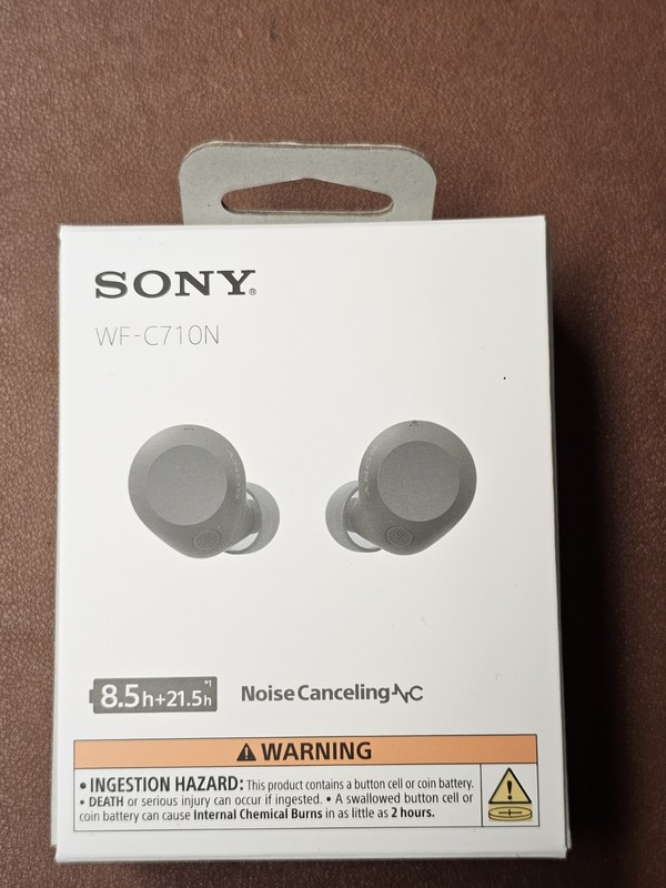 Sony WF-C710N Wireless Noise-Canceling Bluetooth Earbuds Black