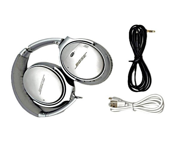 Bose QuietComfort 35 Series II Wireless Headphones - Silver - NO CASE gallery