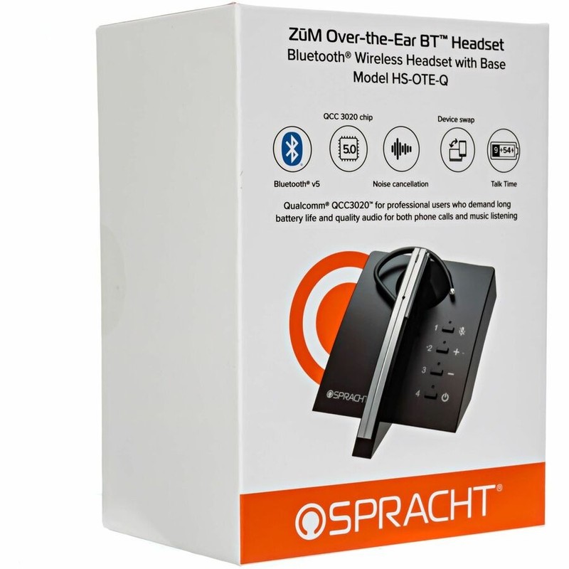 Spracht ZUM Over-the-Ear Bluetooth Headset & Base (hsoteq) gallery