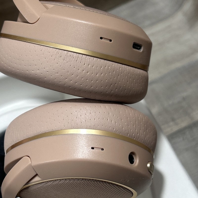 Heyday Active Noise Cancelling Wireless Headphones Peach gallery
