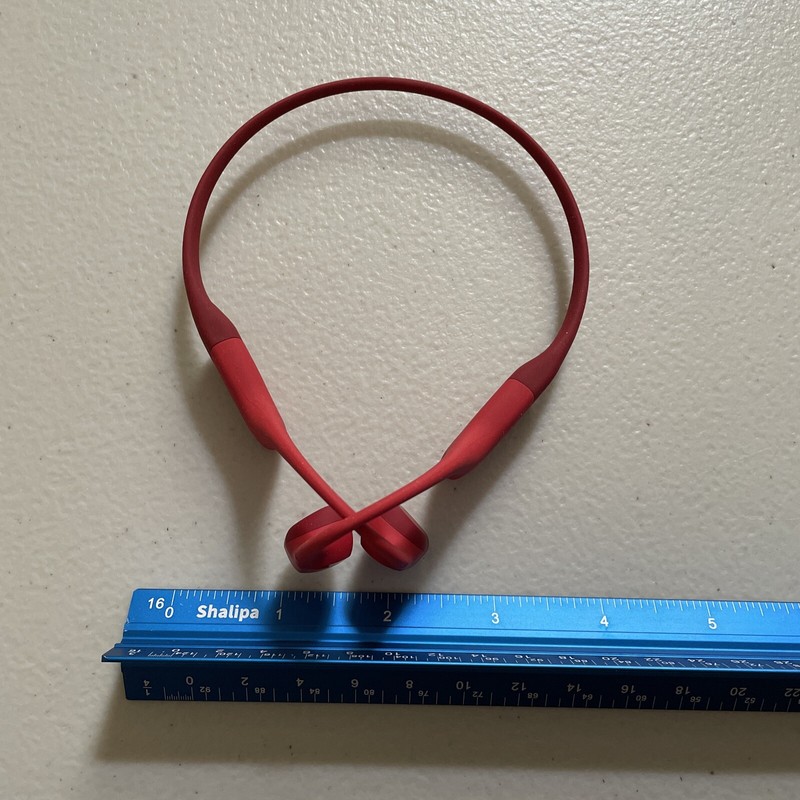 AfterShokz Aeropex Bone Conduction Wireless Headphones - Red gallery