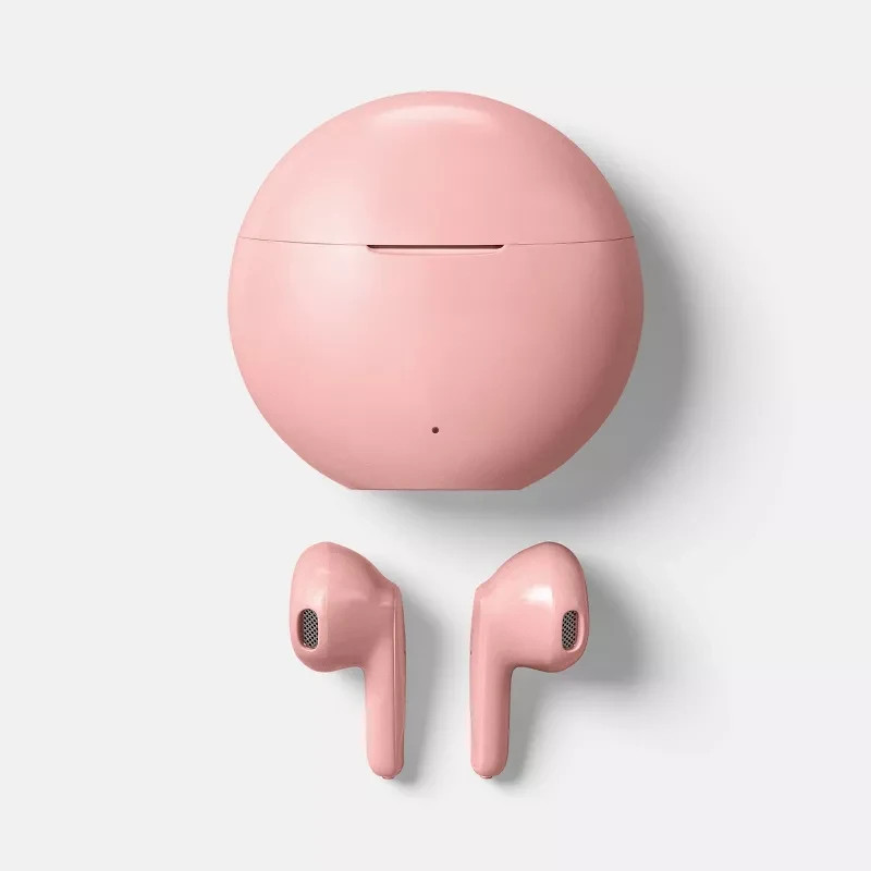 True Wireless Bluetooth Earbuds – Heyday™ Peach Pink: Polyurethane Ear Cushion