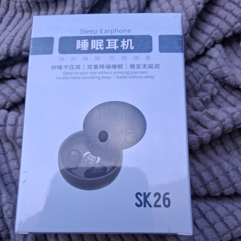 SK26 Sleep Earphone Wireless Bluetooth In-Ear Earbuds Hi-fi Stereo Sound Black