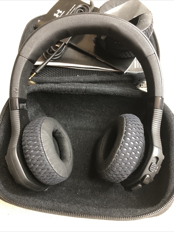 JBL Under Armour Project Rock Sport Wireless train Over the Ear Headphones Black gallery