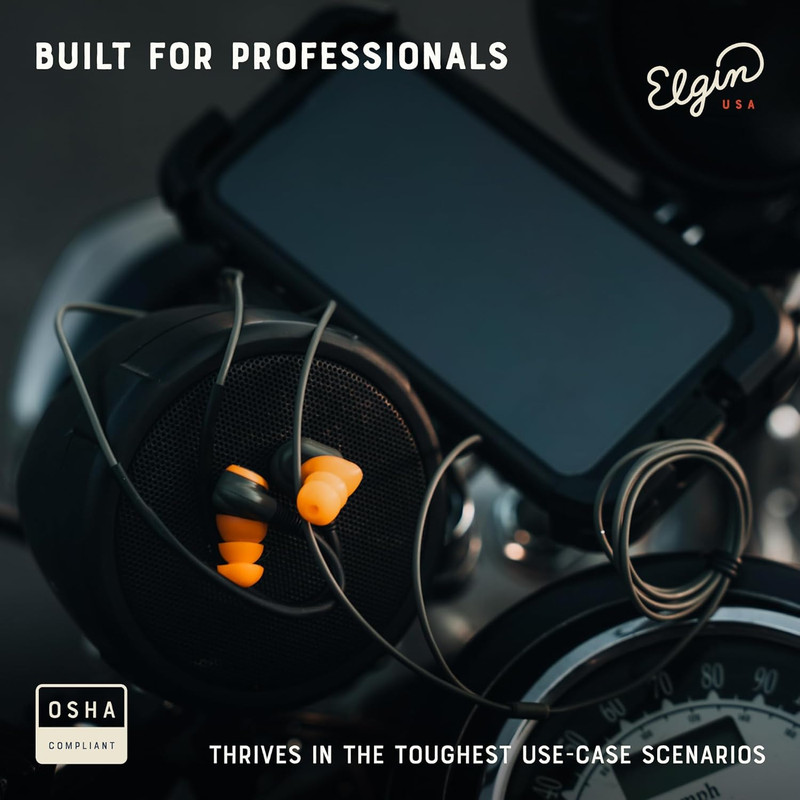 Rumble Wired Earplug Headphones, 27 Db NRR Waterproof Hearing Protection Earbuds gallery