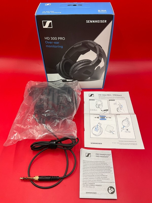 Sennheiser HD 300 Pro Monitoring Headphones 508288 ✅❤️️✅❤️️✅❤️️✅ NEW!!!