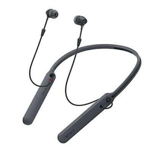 Sony WI-C400/B Wireless Bluetooth Neckband Earbuds Headphones w/Mic Black