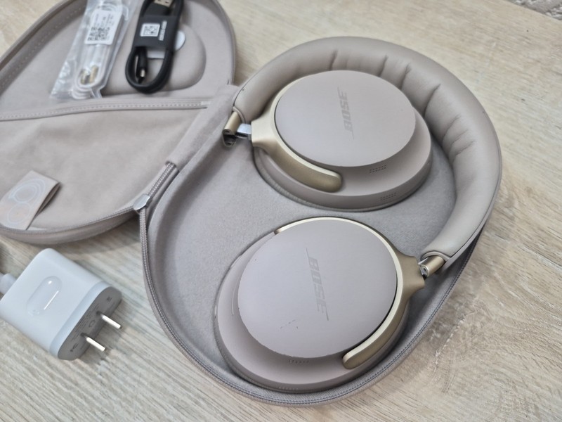 Bose QuietComfort Ultra Wireless Noise Cancelling Over-Ear Headphones -Sandstone gallery
