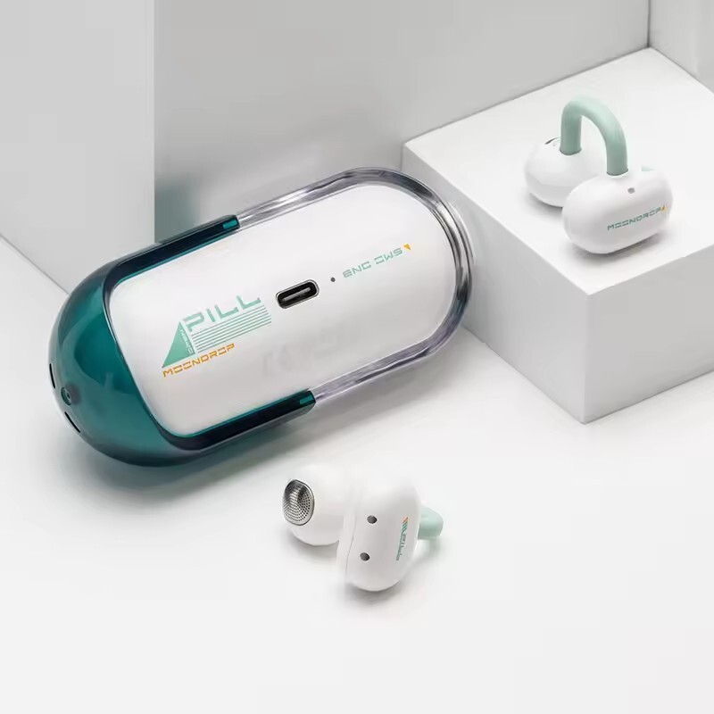 Moondrop PILL 13mm Dynamic Driver BT 6.0 OWS Earbuds IPX4 Open Ear Clip Wireless gallery