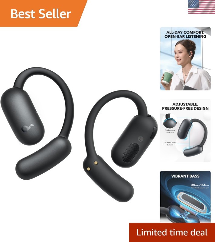 AeroFit 2 by , Open-Ear Headphones, 4 Adjustable Positions for Every Ear Size…