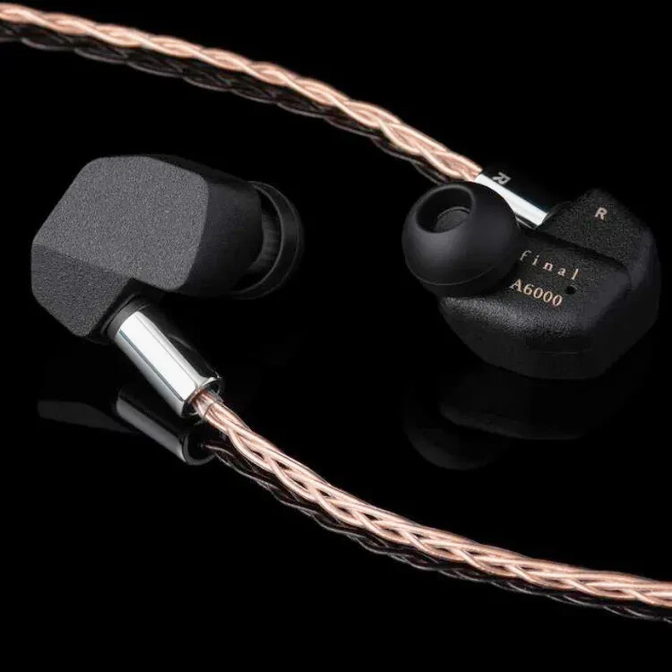 Final Audio A6000 In-Ear Headphones, f-Core DU Dynamic Driver, 0.78 2Pin, NEW gallery