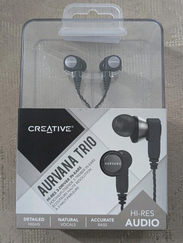 Creative Aurvana Trio EF0750 In Ear Earphones Extremely Rare