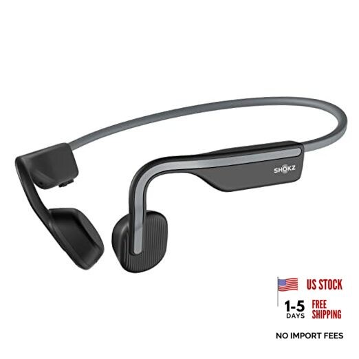 OpenMove – Open-Ear Bluetooth Sport Headphones, Bone Conduction Wireless Grey