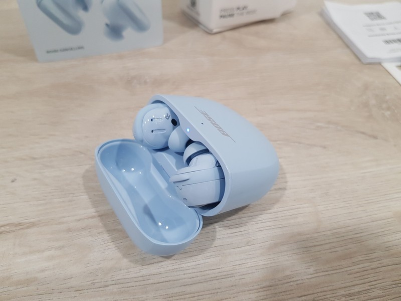 Bose QuietComfort Ultra Wireless Noise Cancelling In-Ear Earbuds Moonstone Blue gallery