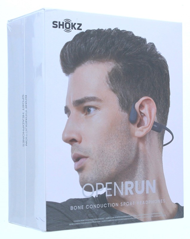 Shokz Openrun Bone Conduction Sport Headphones (Black)