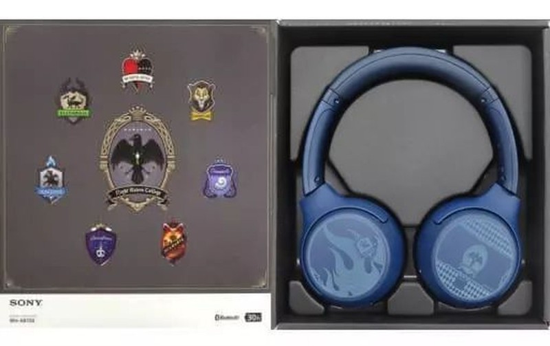 Sony WH-XB700 Twisted Wonderland Ignihyde Wireless Blue Headphone Disney w/Box