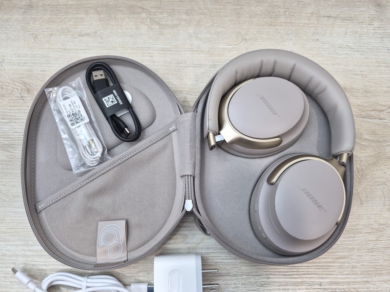 Bose QuietComfort Ultra Wireless Noise Cancelling Over-Ear Headphones -Sandstone gallery