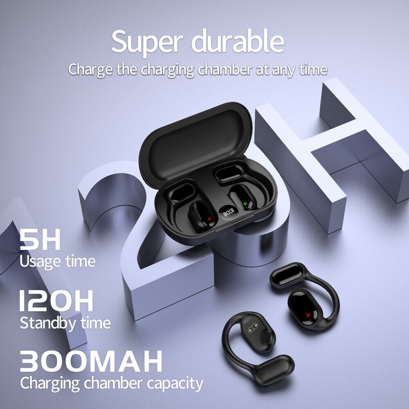 Bluetooth 5.3 True Wireless Bone Conduction Headphones Wireless Headset Earbuds gallery
