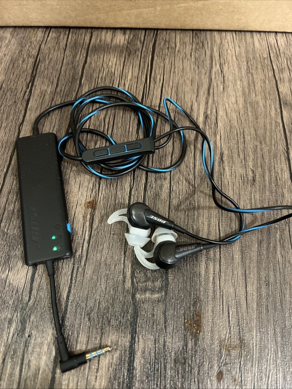 Bose QuietComfort 20 Headphone Noise Cancelling QC20 Earbuds Blue/Black – TESTED
