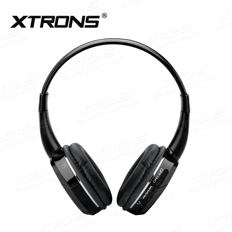 1PC Wireless Bluetooth Headphone Headsets For Car Headrest Roof DVD Player Audio