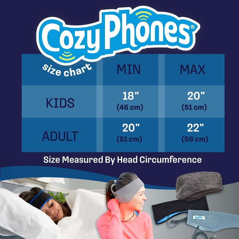 Sleep Headphones - over Ear Headphones from Ultra Thin Cool Mesh Wired for Side gallery