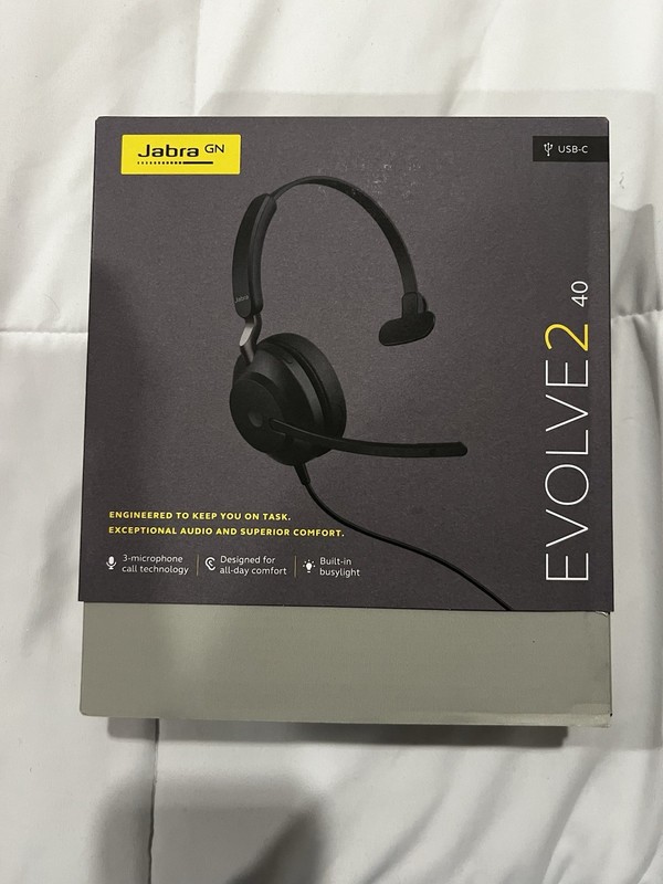 Jabra Evolve2 40 wired headset