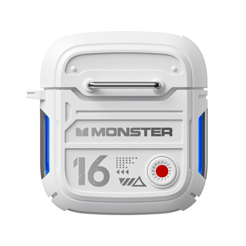 Monster XKT16 Wireless Earphone Bluetooth 5.3 Version ( Green & White ) FreeShip