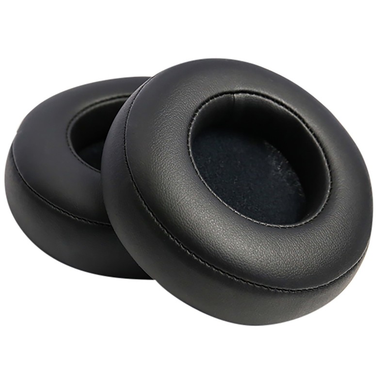 2Pcs Black Ear Pads Cushion Cover For Beats Mixr Headphones Repair Parts