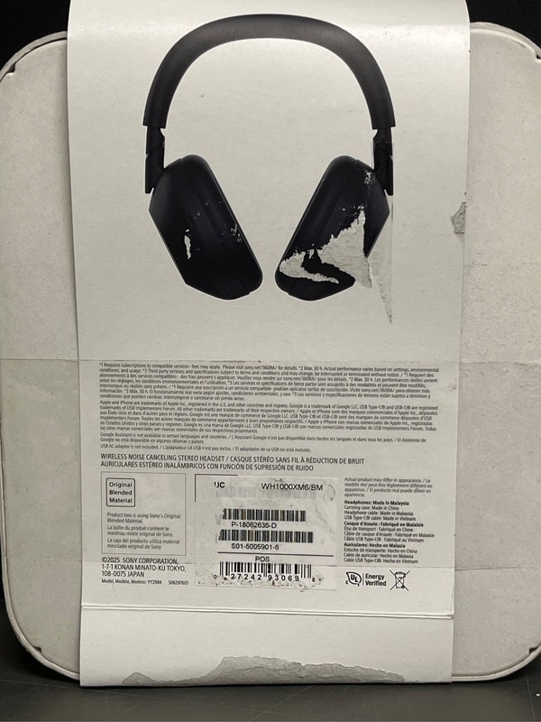 Sony WH-1000XM6 Best Wireless Noise Canceling Headphones | Black 1 gallery