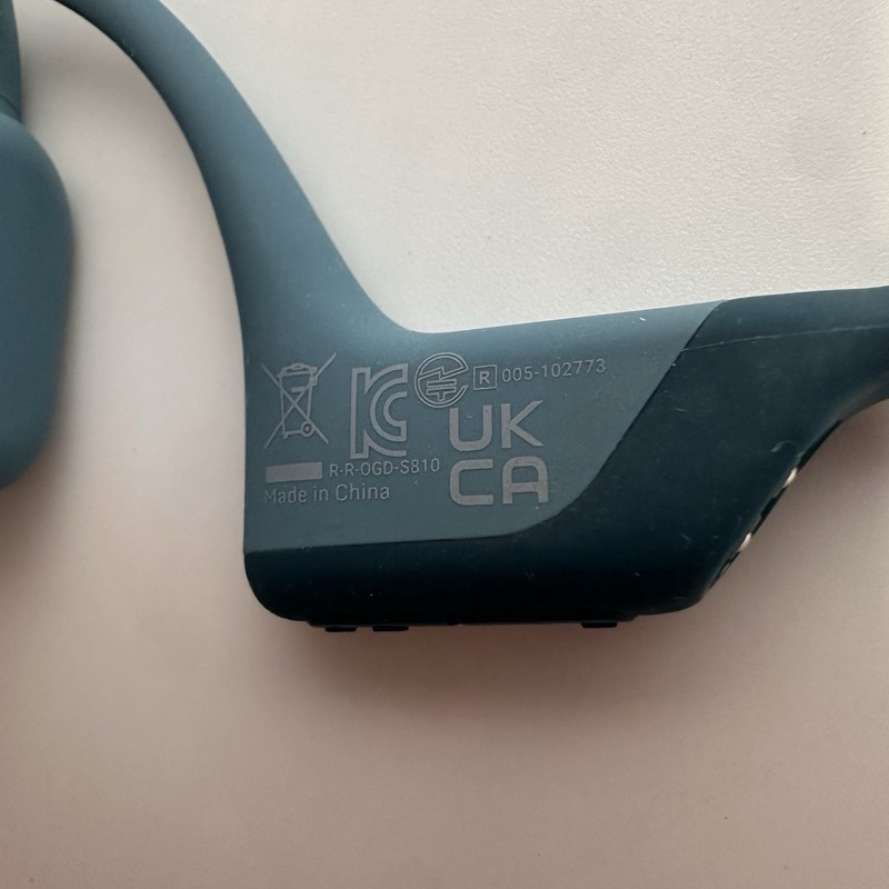 Shokz -OpenRun Pro Premium Bone Conduction Open-Ear Sport Headphones -Steel Blue gallery