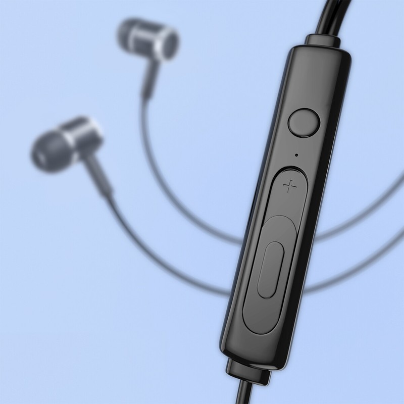 Type-C Digital Earbud in-Ear Headphones Black Wired Earbuds HiFi Stereo Noise gallery