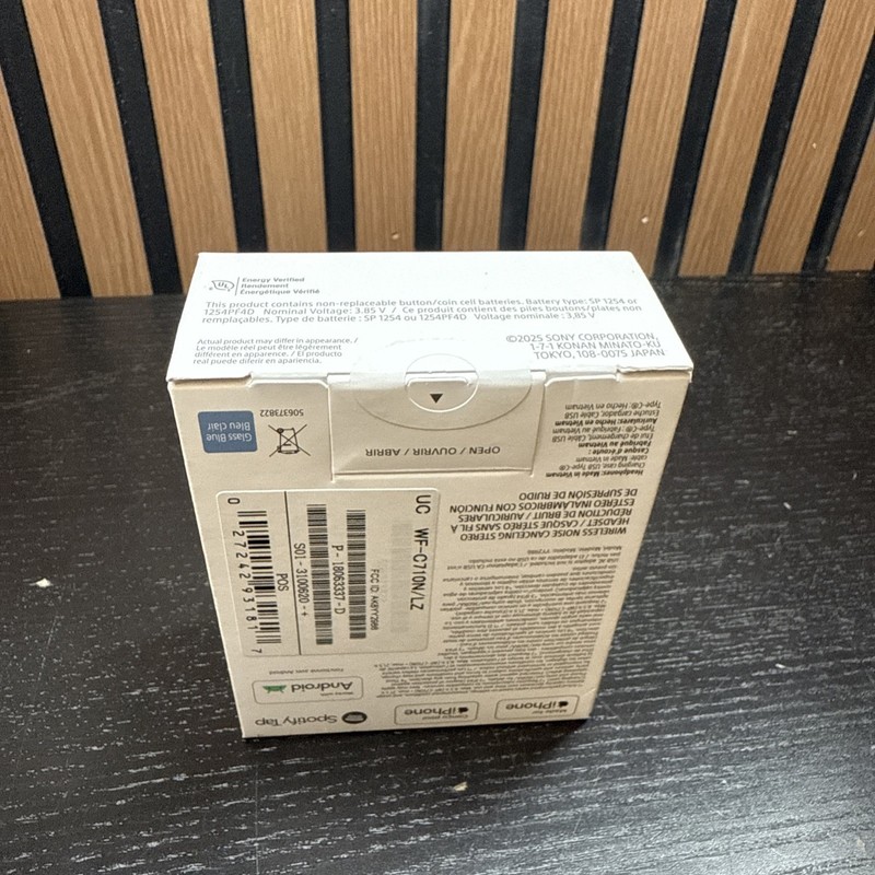 Sony WF-C710N Wireless Earbuds - Glass Blue - New (1817) gallery