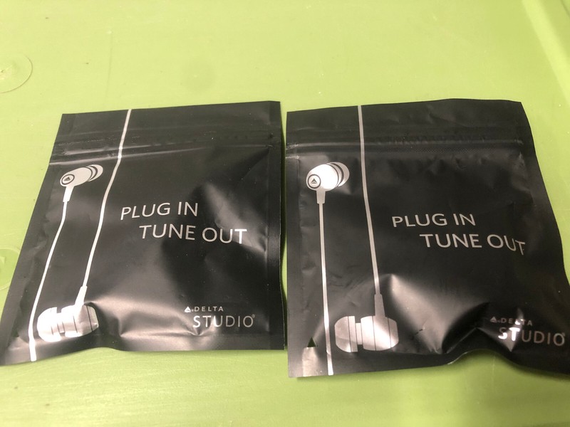 NEW LOT of 2 Sets Delta Studio Plug In Tune Out Earbuds