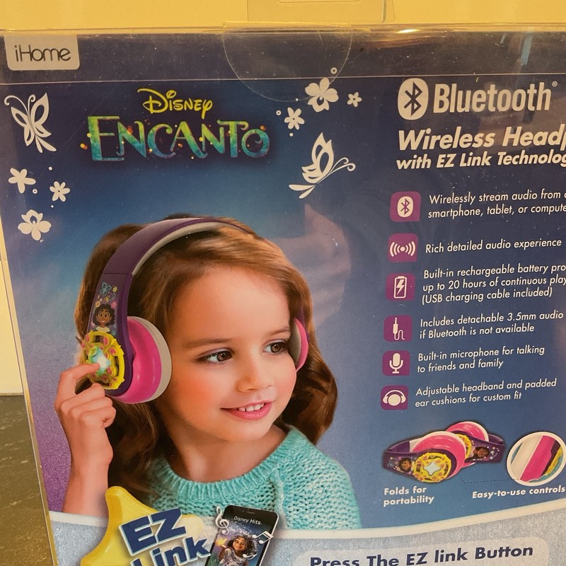 eKids Disney Encanto Bluetooth Wireless Headphones W/EZ Link Technology gallery