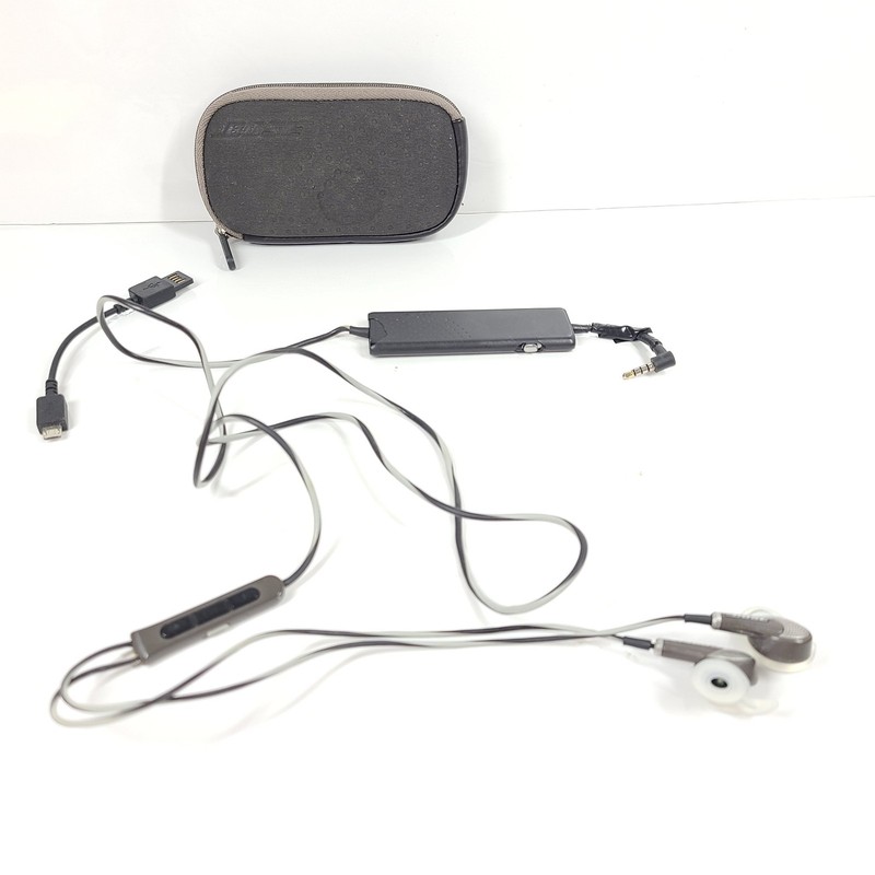 Bose QC20i QuietComfort 20i Apple Noise-Cancelling Earbuds – Gray/Brown V1