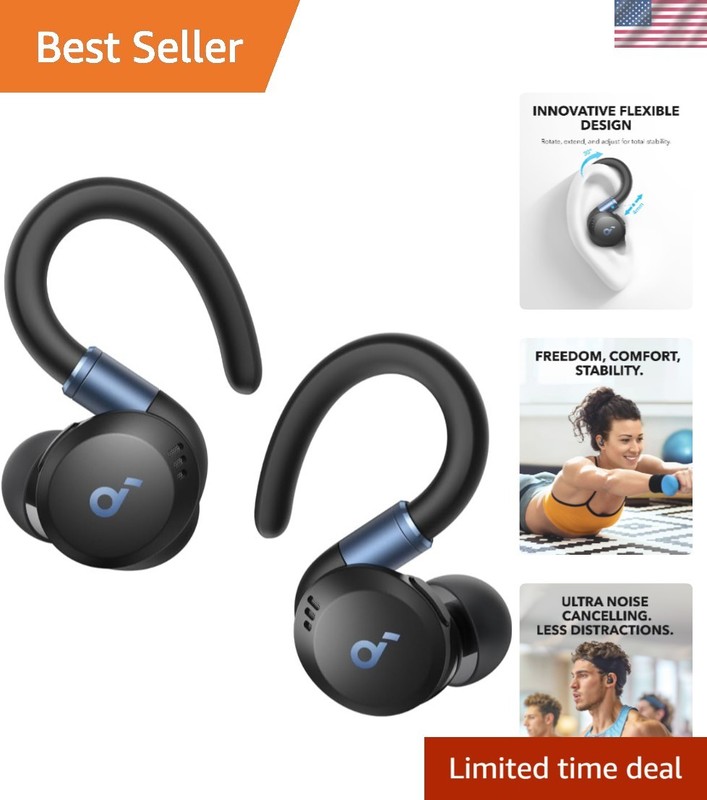 Sport X20 by , True-Wireless Workout Earbuds, Rotatable and Extendable Ear Ho…