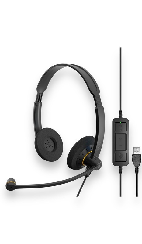 Epos Sennheiser IMPACT SC 60 USB ML Double-Sided Headset – Black (1000551)